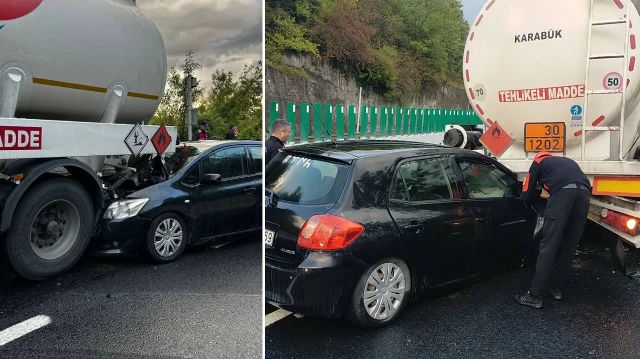 bolu dagindaki zincirleme kazada bir kisi agir yaralandi HtYsICEe