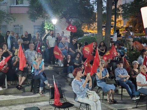TKP, NATO’ya karşı mücadeleyi örgütlemek için Ayrancı semtinde halkı bir araya getirdi: ‘Kıblelerini hiç değiştirmediler’